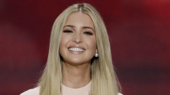 Ivanka Trump, daughter of Republican Presidential Nominee Donald J. Trump, speaks during the final day of the Republican National Convention in Cleveland, Thursday, July 21, 2016. (AP Photo/J. Scott Applewhite)