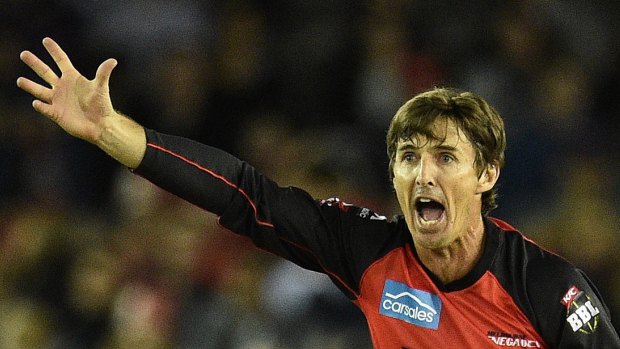 Brad Hogg  ended with 1-38 from four overs.