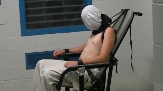 The image of Dylan Voller in a spit-hood at the Don Dale Youth Detention Centre helped trigger the royal commission.