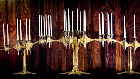 Stuart Devlin's candelabrum  for the 5th Duke of Westminster.
