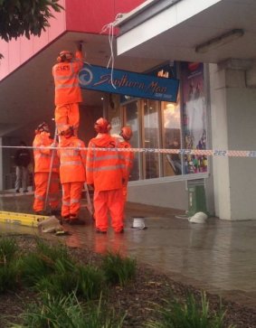 Photos show the impact of wild storms on the NSW South Coast on Sunday.