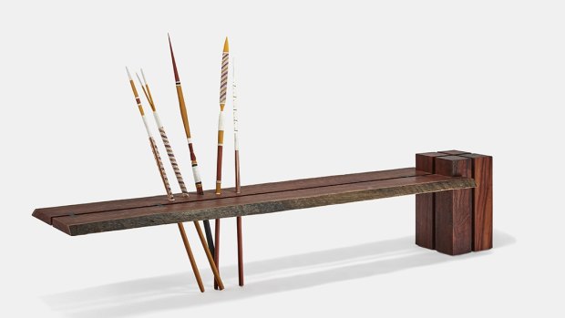 "It's about two cultures coming together," says Jon Mikulic of the Art Bench.