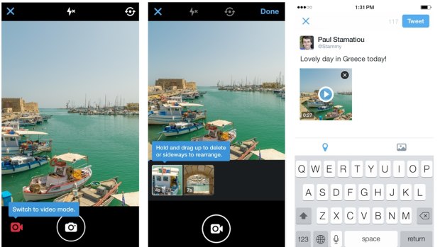 Twitter has launched a video function for its mobile app.