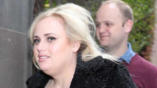  Rebel Wilson arrives at the Victorian Supreme Court on Thursday.