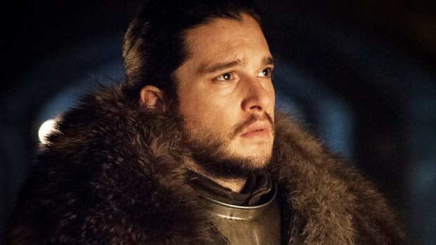 In the dark: Kit Harington as Jon Snow in <i>Game of Thrones</i>.