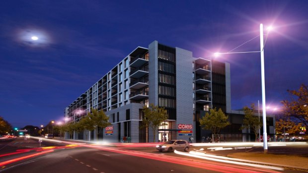 An artist's impression of the Dickson development on the corner of Antill and Badham streets that has been approved by government.