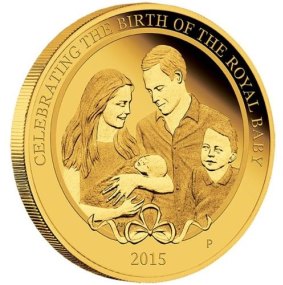 The family portrait which appears on the commemorative coin,