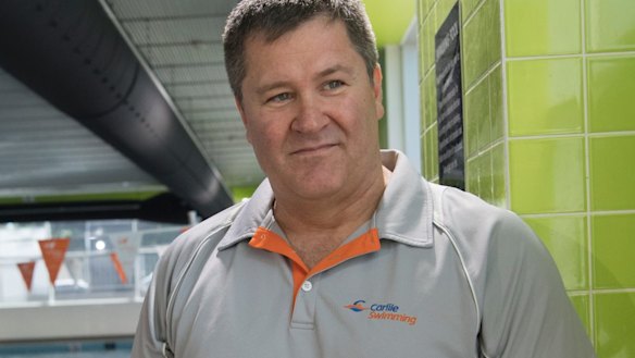 Dave DuBois is the swim program curriculum manager at Carlile Swimming in Five Dock. 