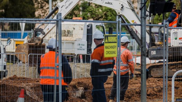 Light rail construction is set to create traffic disruptions on Northbourne Avenue.