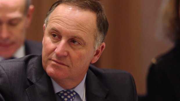 John Key said that  if a review  recommended changes then they would be made and Inland Revenue would also look through the database to check if local companies were avoiding tax.