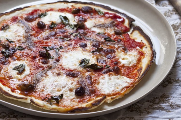 Karen Martini's gluten-free pizza base.