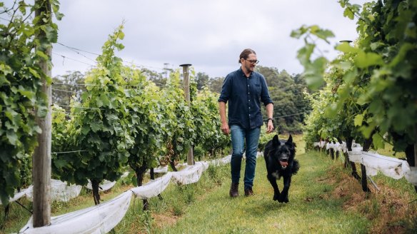 Winemaker Wally Cupitt at Cupitt's Estate in Ulladulla.