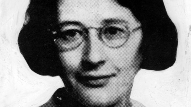 One of the last photographs of French philosopher Simone Weil.