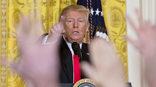 Donald Trump's 75-minute press conference.