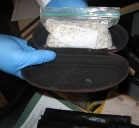 Pills found by police during a raid on Anthony Scott Hagan's Curtin home in October 2014.