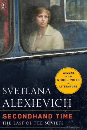 <i>Secondhand Time</i> by
Svetlana Alexievich.