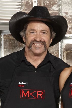 Co-judge Robert Murphy was a My Kitchen Rules contestant with daughter Lynzey.