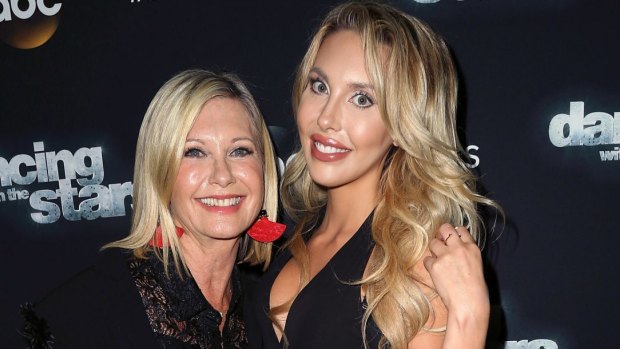 Olivia Newton-John and daughter Chloe Lattanzi.