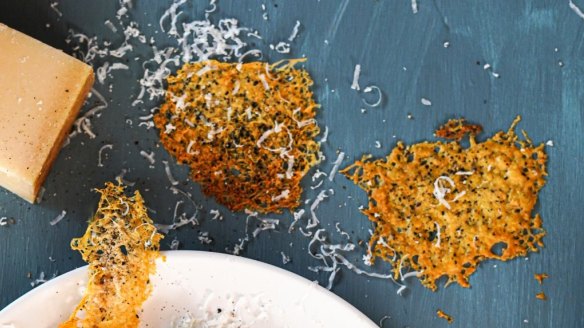 Microwaved parmesan crisps are a revelation.