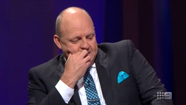 Billy Brownless on The Footy Show on Thursday evening.