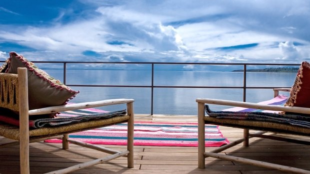 Titilaka is a luxury all inclusive 18 room experience lodge on a remote private peninsula on the shores of Lake Titicaca.