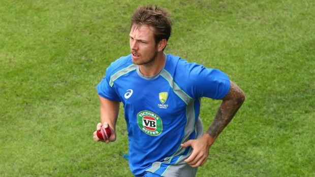 Fit again: Australian paceman James Pattinson returns for the first Test against the West Indies in Hobart.