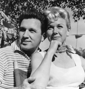 Doris Day and John Raitt star in the 1957 film The Pajama Game.