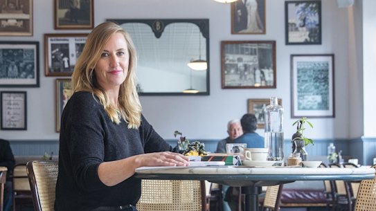 Leah MacLean says she dines alone during the day for "me time".