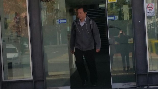 Juswan Mokmargana, 45, leaves the ACT Magistrates Court in May. 