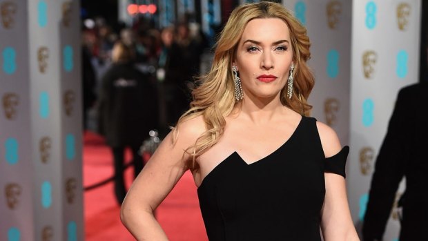 Kate Winslet attends the EE British Academy Film Awards in London.