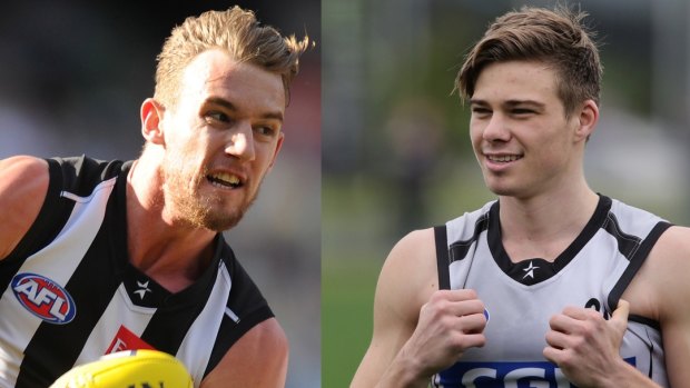 Collingwood's Lachie Keeffe and Josh Thomas can return to the training track