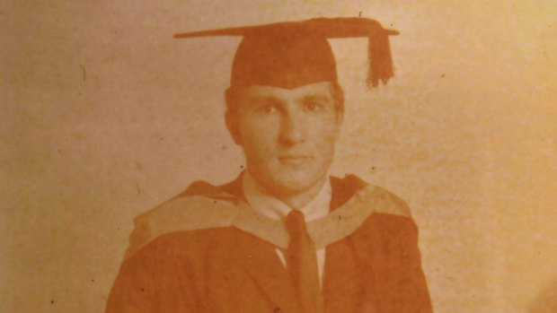 Michael Arlington, graduating from UNSW with his medical degree in 1969.