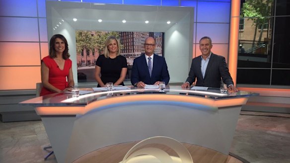 Sunrise's new set was unveiled on Monday morning.