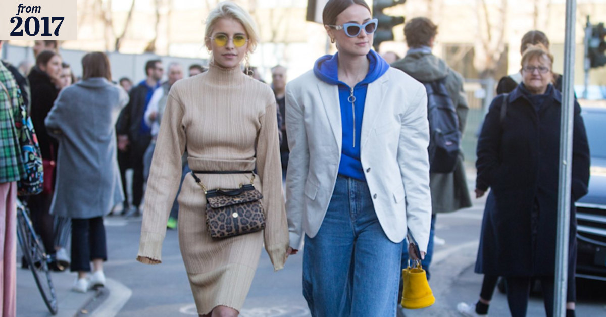 It's time to consider wearing your handbag as a bum bag