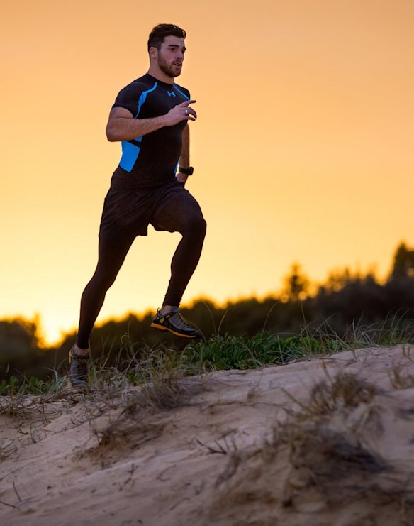 Andrew Pap training.