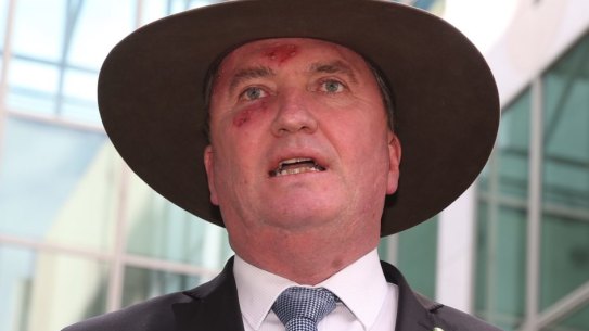 Barnaby Joyce has been around long enough to seem merely a bumbling, amusing politician, but ...