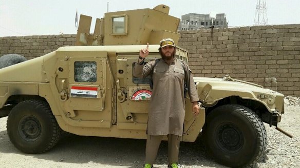 Khaled Sharrouf, whose family reportedly want to return to Australia.