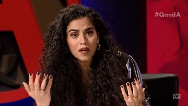 The panelists on Monday night's Q&A included Mona Chalabi.