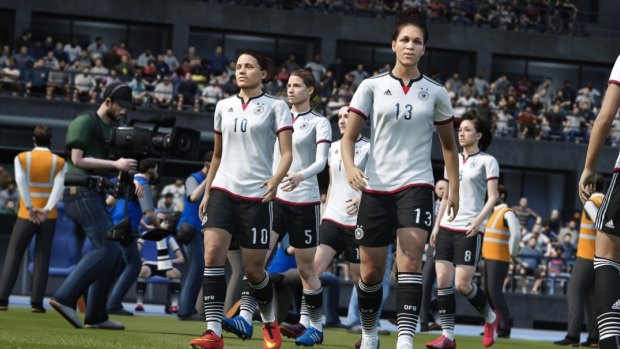 National Women's teams are being added to the FIFA game series of the first time, after EA motion-captured female-specific animations and face-scanned each player.