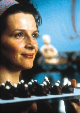 Juliette Binoche in <i>Chocolat</i>.
