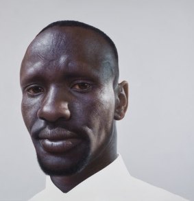 Nick Stathopoulos's hyper-real portrait of Deng Adut.