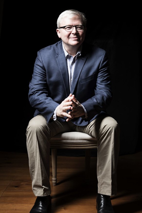 Once politics turned into a "cesspit", former prime minister Kevin Rudd had no option but to get out.