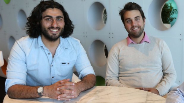 Mario Hasanakos (right) and Alex Badran, co-founders of Spriggy.