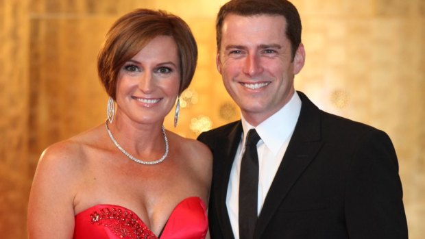 Karl Stefanovic and Cassandra Thorburn at the 2011 Logies.