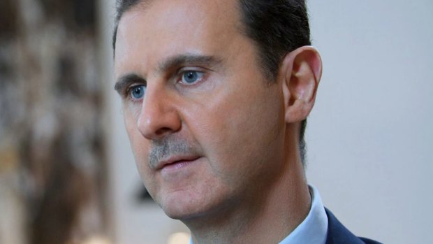 Syrian President Bashar al-Assad who is benefiting from Russian aircraft taking part in a ground-and-air offensive against forces fighting his government.