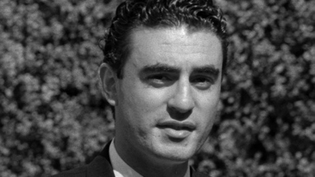 Pino "Joseph" Acquaro, outside court during the 1995 inquest into the death of Alfonso Muratore.

