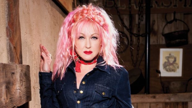 Cyndi Lauper studied the relationship between her husband and son while she was writing the music for <i>Kinky Boots</i> the musical.