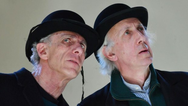John Jacobs and William Henderson reprise their roles in Waiting for Godot after 41 years.