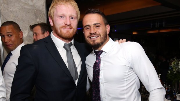 Loyal: James Graham and Josh Reynolds will play for rival clubs next season.