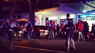 The 2013 bikie brawl at Broadbeach, which was the catalyst for the Newman government's Vicious Lawless Association Disestablishment laws.